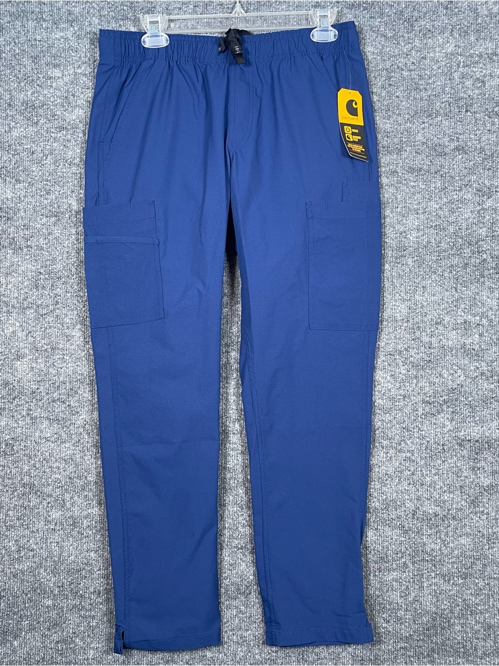Carhartt Womens Petite Medium Navy Blue Force Jogger Pants Scrubs Nurse Workwear